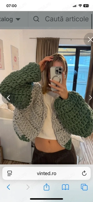 cardigan lana - imagine 2