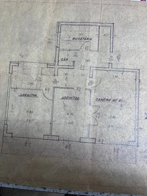 Apartament 3 camere decomandate, 1974, NECESITA RENOVARE - imagine 5