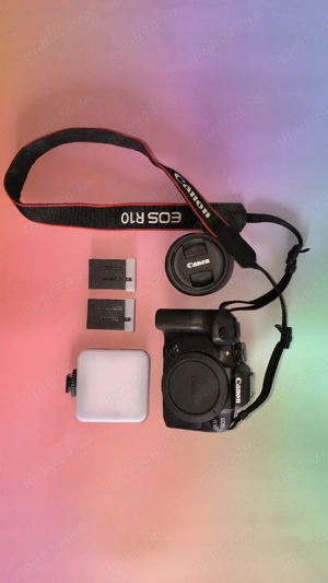 Canon EOS R10 4K   Kit Complet Vlogging Foto   Garanție 1 an   Ca Nou