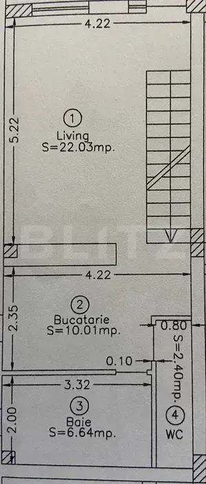 APARTAMENT TIP LOFT CU 2 CAMERE, 61MP, ZONA POMILOR - REGHIN - imagine 7