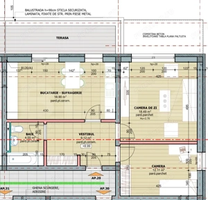 Apartament 3 camere, 73.63 mp, zona Tudor 
