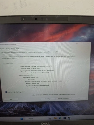 Laptop Dell Latitude 5531 i5 Gen 12, 16 RAM