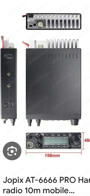 Vand statie aproape noua de 65 de wati curați nemodificata  cu filtru de sunet cu antena de 1.70