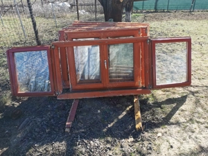 Uși și geamuri lemn termopan second hand.  - imagine 5