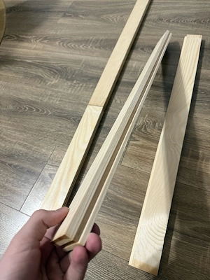 Parchet lemn brad, nou nout!