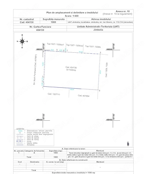 Teren intravilan de vânzare   1.000m  poziție centrală, Jimbolia - imagine 4