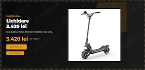 Lichidare: Trotineta Electrica Dualtron Mini 1450W + Compresor CR2