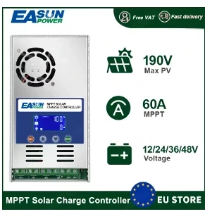 Controler de încărcare solară MPPT 60A