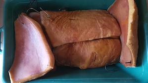 vand slanina proaspat afumata de porc bio