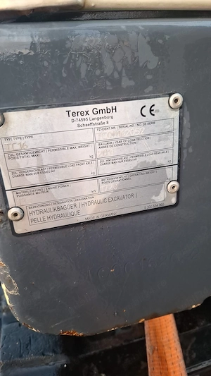 Miniexcavator Terex TC16 - imagine 5