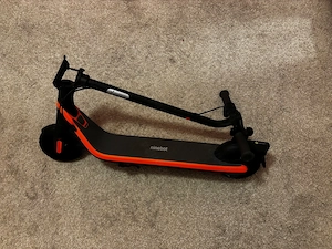 Trotineta electrica NINEBOT eKickScooter C2, 7 inch, negru-portocaliu