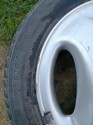 4 jante cu cauciucuri vara. 14'