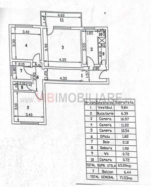 Titulescu - Piata Victoriei - Str Dr. Iacob Felix - 3 camere decomandat  - imagine 13