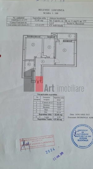 Oferim  spre vanzare ap de 2 camere, Lujerului, Bloc nou  Parcul Liniei - imagine 8