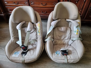 Baza ISOFIX 2WayFix + Scaun auto i-Size Maxi Cosi 2WayPearl + Husa vara - imagine 5