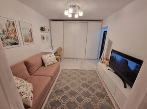 Apartament 2 camere Titan | 5 min metrou | Etaj 1 | Mobilat modern | Balcon cu vedere verde - imagine 9