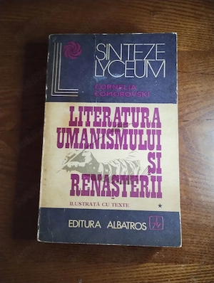 101. Carte, Literatura umanismului și renasterii, Cornelia Comorovski 