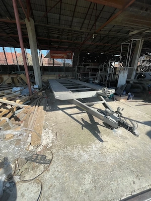 Trailer platforma Gala syriusz 3 axe 8,5m 2 pozitii - imagine 2