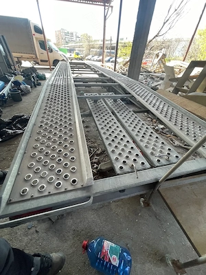 Trailer platforma Gala syriusz 3 axe 8,5m 2 pozitii - imagine 3