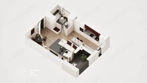 Apartament 1 camera, Bloc Nou, comision 0%, Direct de la dezvoltator - imagine 2