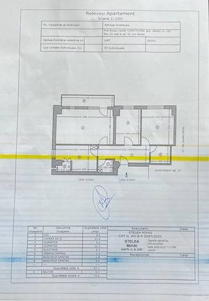    Apartament 3 Camere Decomandat   Buzău, Unirii Nord (Bloc 22)