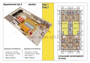 Apartamente tip studio cu incalzire in pardoseala | 1 loc de parcare - imagine 3