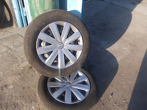 vind set de 4 jante cu anvelope de iarna si capace 205-60-16 - imagine 2