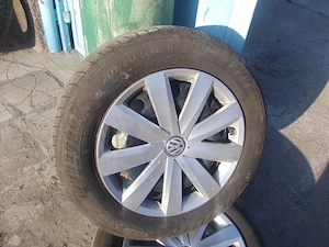 vind set de 4 jante cu anvelope de iarna si capace 205-60-16 - imagine 3