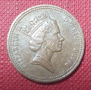 England, UK coin - One Penny din 1986 ; Preț: 20 euro