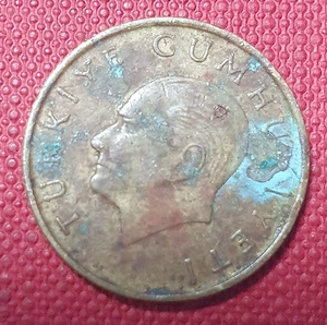 Turkey, 100 Lira 1989 coin ; Preț: 20 euro