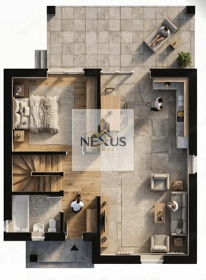 Casa Comuna Berceni | Teren 386 mp | 5 camere | 2 bai | P+M - imagine 7