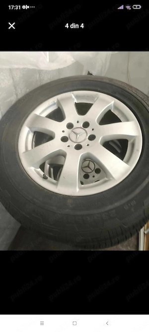 cauciucuri Mercedes si jante al 17
