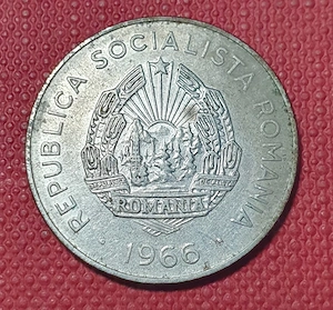 Monedă de 25 BANI din 1966 (Stare Excepțională); Preț: 400 euro