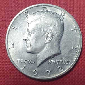 Half Dollar 1972 Coin (MS -Stare Excepțională) ; Preț: 50 euro - imagine 2