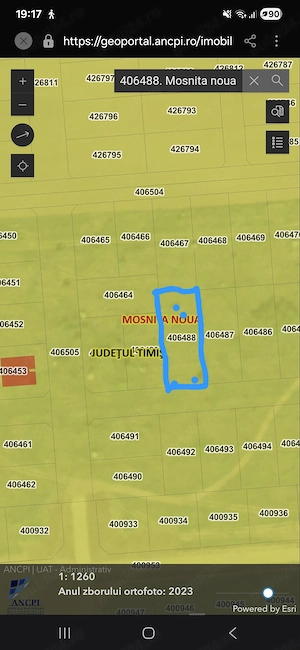 Teren intravilan Mosnita Noua