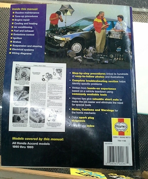 Haynes: Honda Civic 1991-2005, Honda Accord 1990-1993, manual reparatii auto - imagine 3