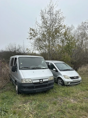 Mercedes Vaneo și Peugeot boxer la Pachet