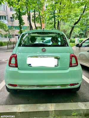 Fiat 500 2017 70k km automat verde lattementa stare exceptionala - imagine 8