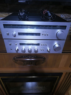 Set amplificator onkyo A7040 + Tuner Onkyo 4040 vintage