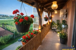 3 camere,panoramic,75 mp,mobilat,terasa, lift,parcare,Unirii,Targu Mures,Digului - imagine 2