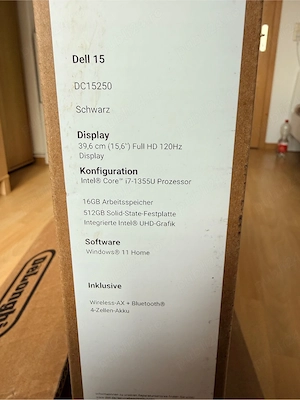 laptop dell15 dc15250