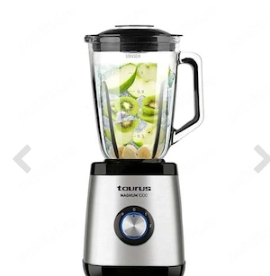 Taurus Magnum 1500 Blender pentru Smoothies cu Cană de Sticlă 1.5lt 1500W Gri