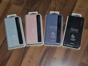 Husa flip activa originala Samsung Smart Clear View Cover 21+ S21 Plus