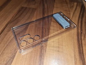 Husa originala Samsung Clear Standing Cover Galaxy S22 Ultra 5G S908 - imagine 4