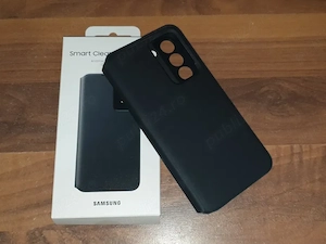 Husa flip activa originala Samsung Smart Clear View Cover S22 5G S901 - imagine 3
