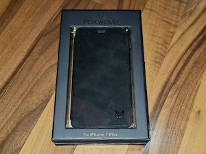 Husa flip piele originala Foxwood Apple iPhone 7 Plus 8 Plus