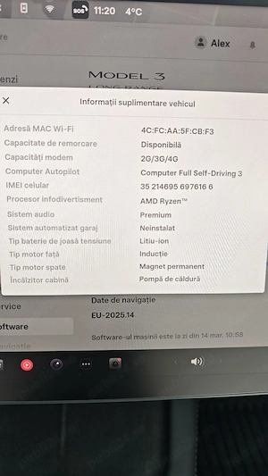 Tesla Model 3 2022 iulie Ryzen AWD SOH 92% - imagine 4
