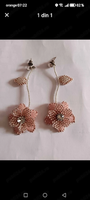 vând cercei din argint 