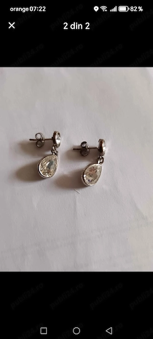 vând cercei din argint 