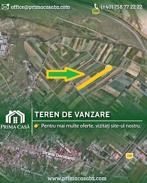 Teren intravilan   zona Dorobanti   suprafata 4.400mp   deschidere 18m   Pret: 4  mp  